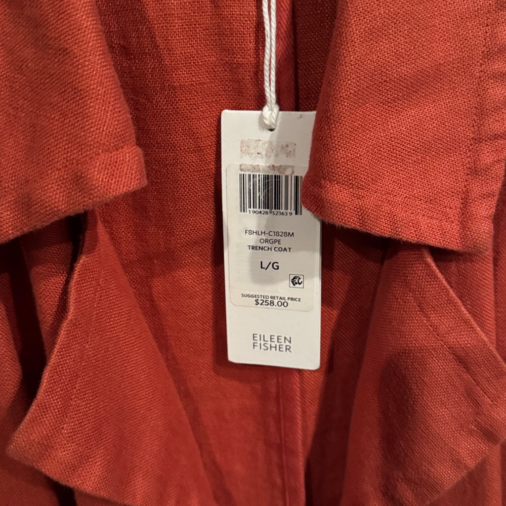 Eileen fisher linen coat/duster - Picture 4 of 6